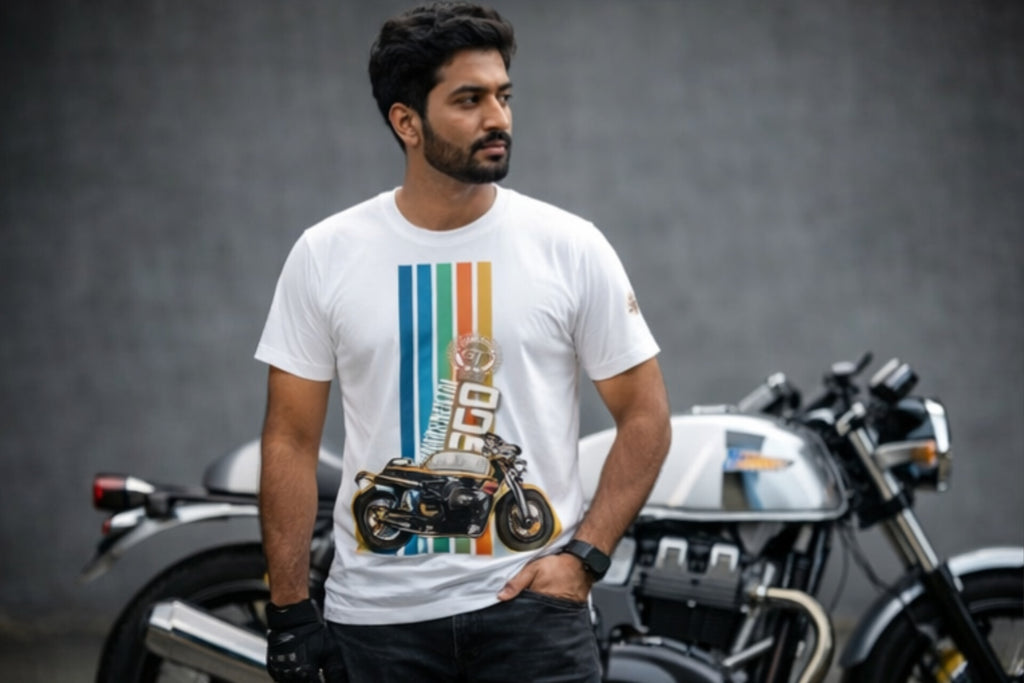 ANR Gears – Continental GT 650 Retro Rider T-Shirt
